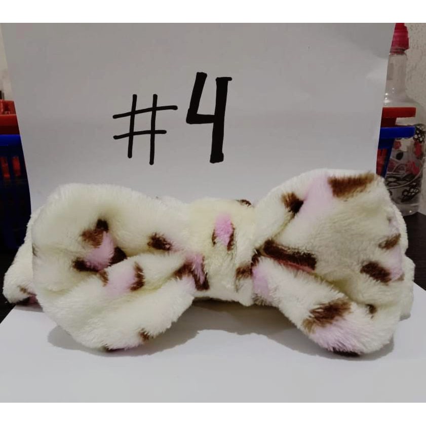 ⭐Bobastore⭐ Bando Korea Fashion Rambut Pita Bendo Elastis Wanita Rajut Anak Hairband Bandana Motif R027-BANDO MOTIF PITA 4