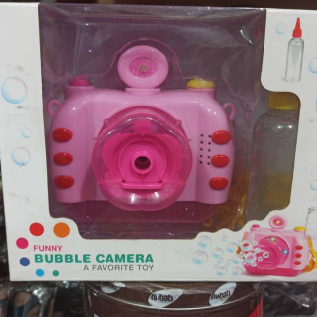 MAINAN BUBBLE BALON KAMERA