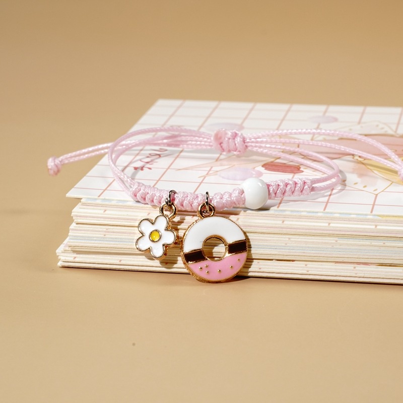 Gelang bangle bagus model korea terbaru lucu imut cantik cocok untuk hadiah bentuk buah binatang-Doughnut JCO