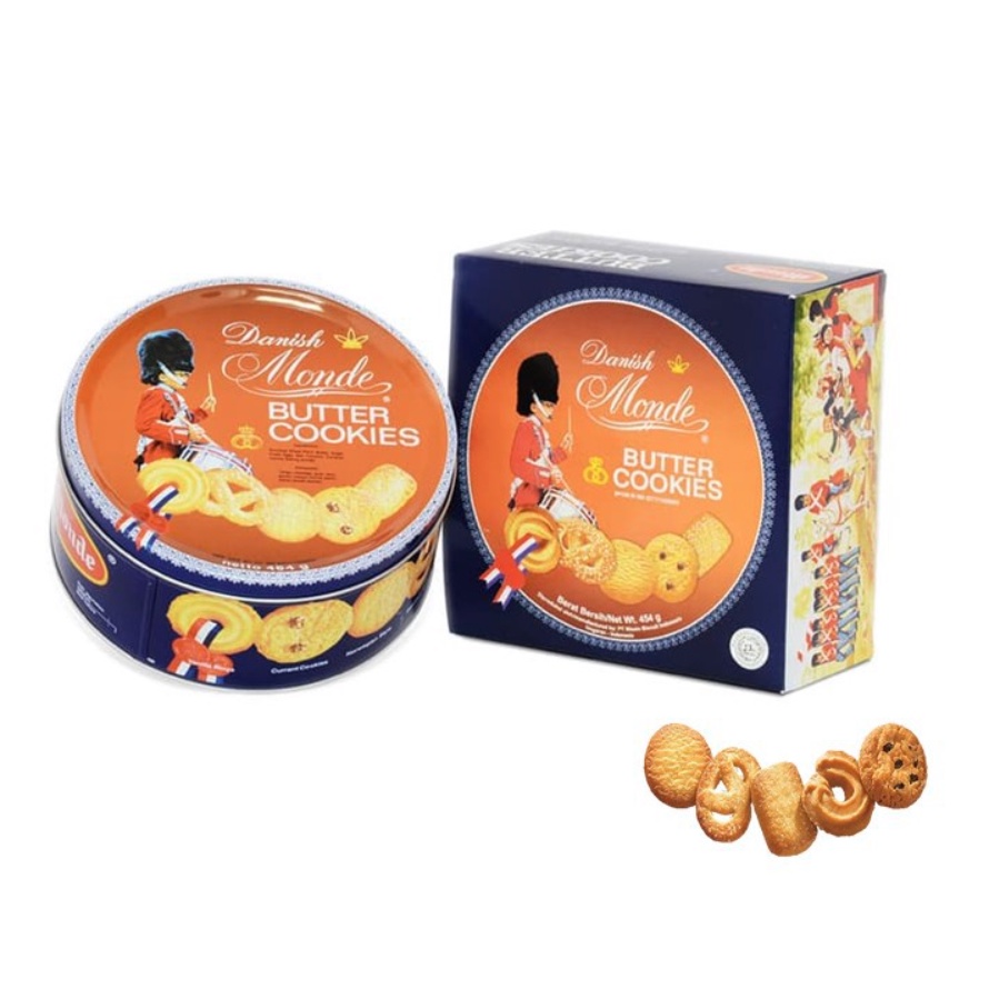 

Monde Butter Cookies Biskuit Kaleng - 908 gr