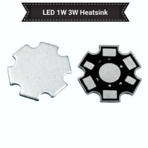 HEAT SINK ALUMUNIUM PLAT PENDINGIN LED 1W - 3W UNIVERSAL STAR PCB HEATSINK DIAMETER 20mm