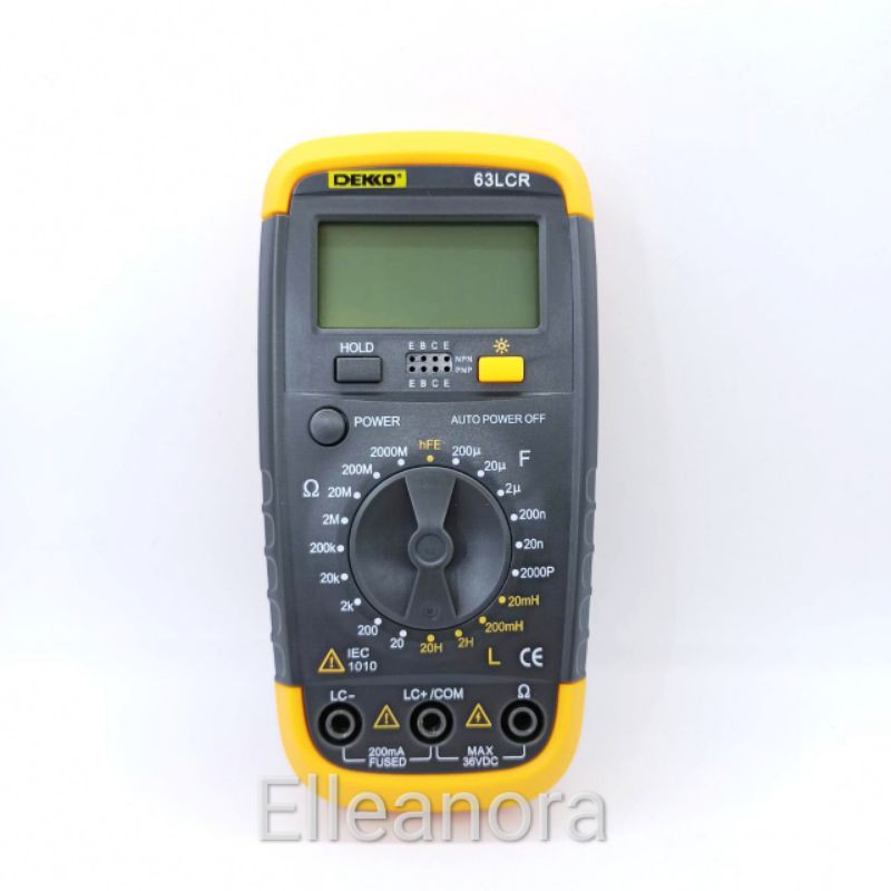 LCR Meter Digital Dekko 63LCR