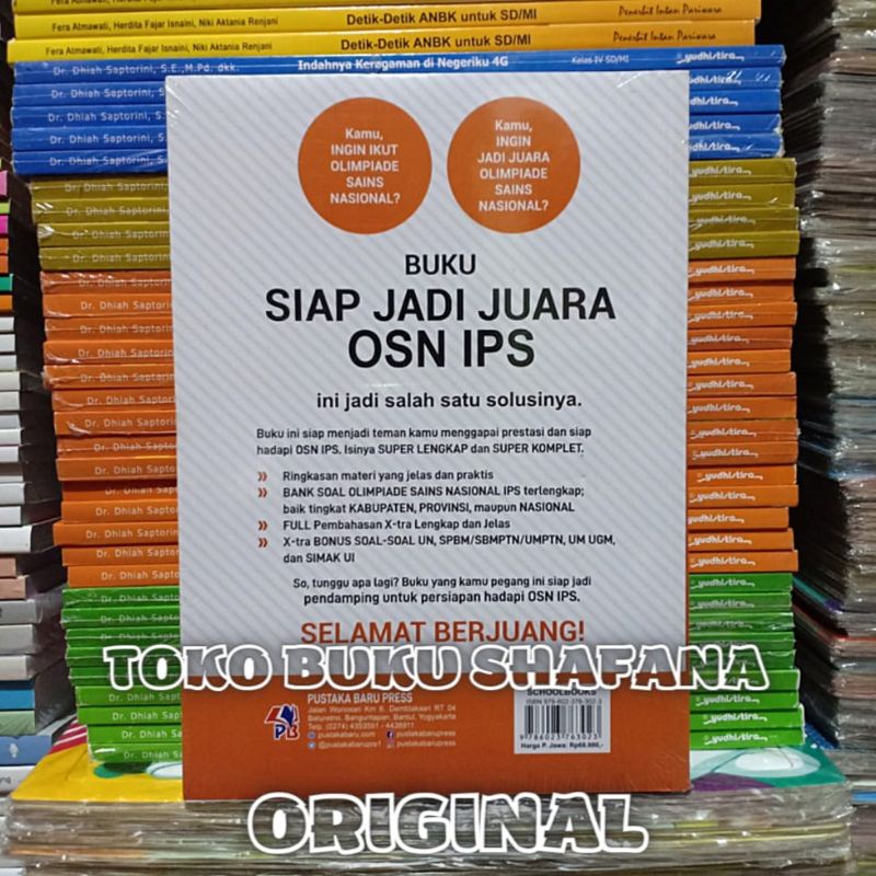 Buku OSN IPS SMP : Kumpulan Soal Siap jadi Juara Terlengkap Pustaka Baru Press