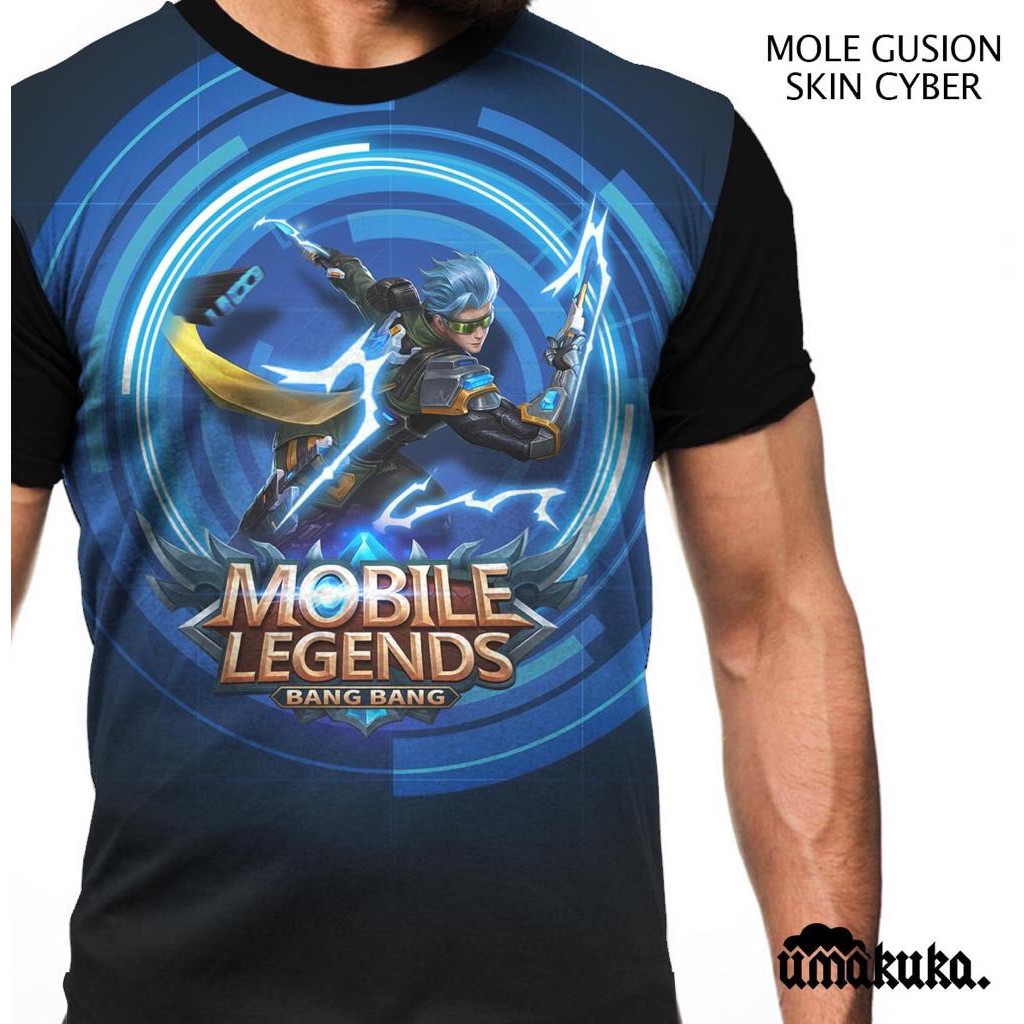 baju kaos mobile legend PUBG GUSION SKIN alucard tshirt ...