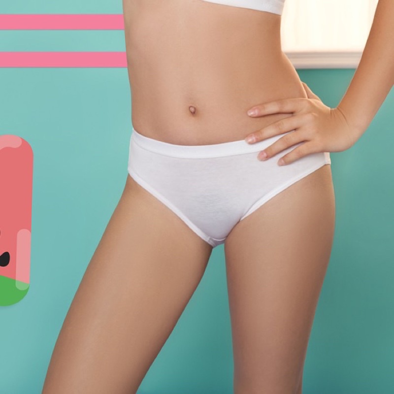 Wacoal Bloom Junior Midi Panty PP 3533 Polos / Celana Dalam Anak