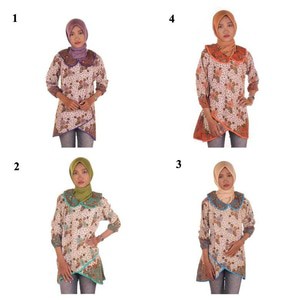 Blouse Batik I Blouse Kerja Wanita Batik I Blus Batik Wanita Fika