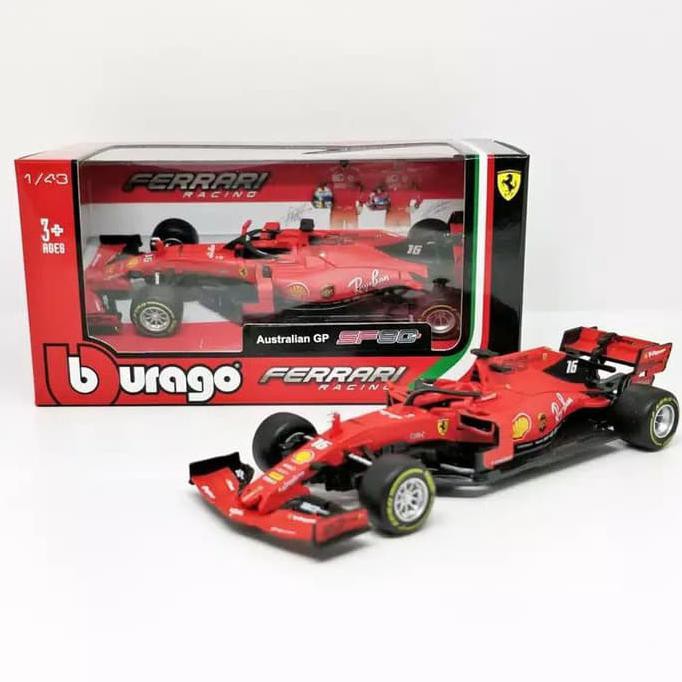 Diecast Formula 1 Miniatur F1 Ferrari Sf90 #16 Charles Leclerc 2019 - Termurah 