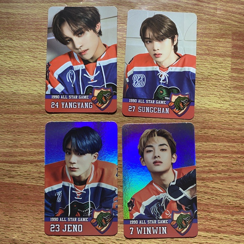 (BACA DESK) trading card sungchan jeno winwin yangyang photocard pc nct