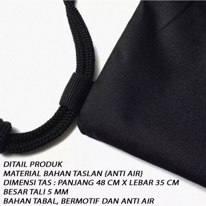 Tas Ransel Serut Ortuseight Metrik Tas Serut Pria dan Wanita Tas Serut Olahraga