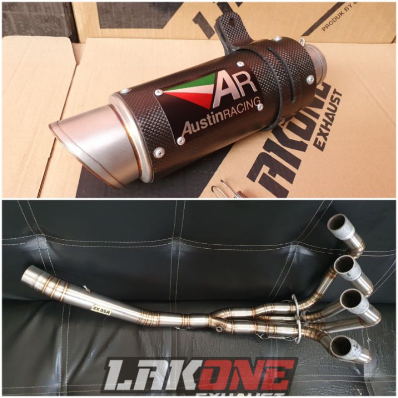 KNALPOT AUSTIN RACING CARBON FULLSYSTEM ZX25R ZX 25R ZX25 R