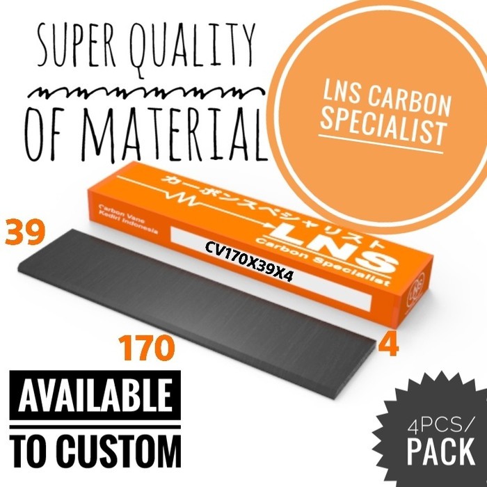 

carbon vane 170x39x4 isi 4pcs
