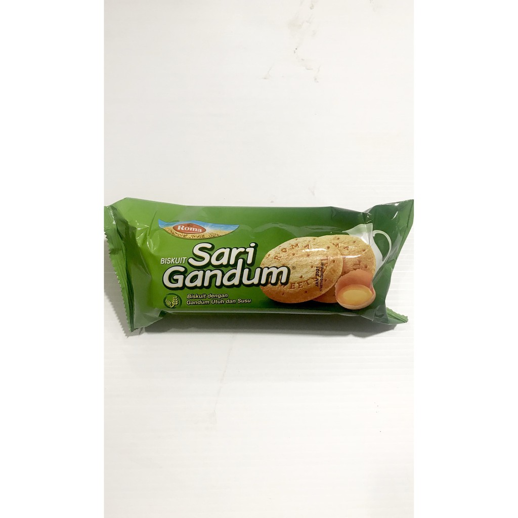 

PROMO ROMA BISKUIT SARI GANDUM 149G 149GR 149 G GR - SUSU HIJAU PAK DUS TERMURAH