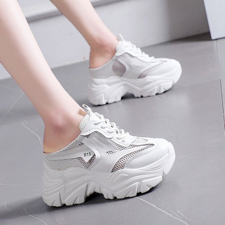 FD Sepatu Sandal Tinggi Wanita Sandal Sepatu Fashion Import Kekinian DI-095