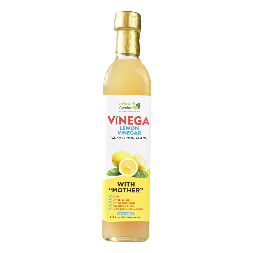 Dehealth Supplies VINEGA Lemon Vinegar (Cuka Lemon Alami)