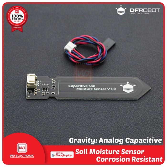 DFRobot Gravity Analog Capacitive Soil Moisture Sensor - Corrosion Resistant