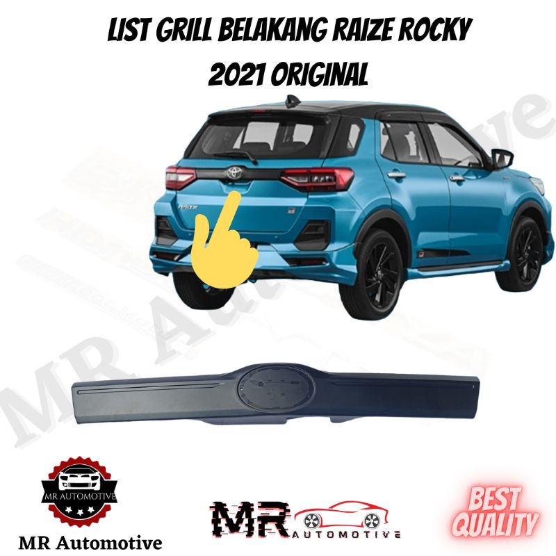 LIST GRILL BELAKANG RAIZE ROCKY 2021 ORIGINAL