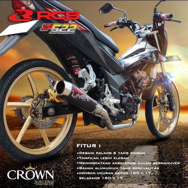 Velg RCB SP522 Ring 17 Honda Sonic 150R / CRF 150