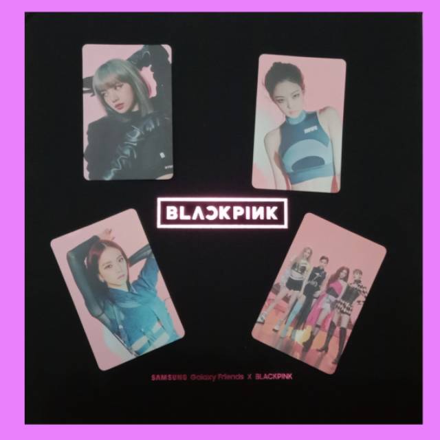 BLACKPINK Samsung Photocards