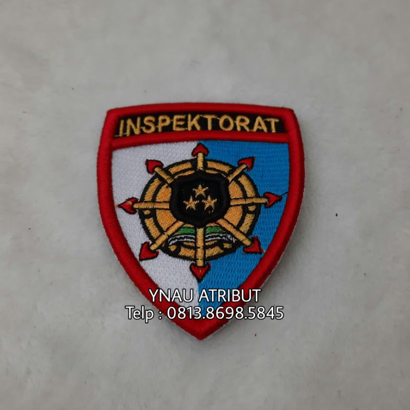 Bet Lengan Inspektorat Polri Bordir Timbul 3D