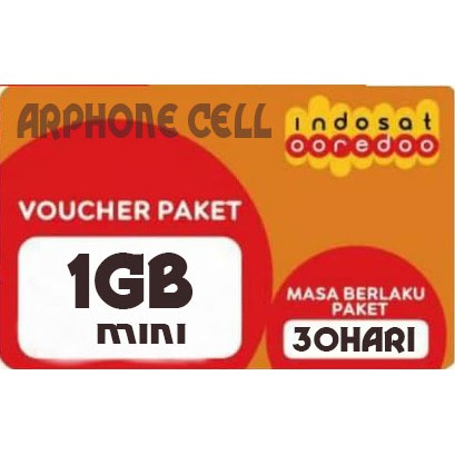 INDOSAT 1GB MINI