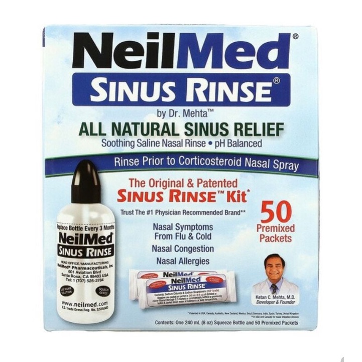 Neilmed Sinus Rinse 50 Kit + Botol