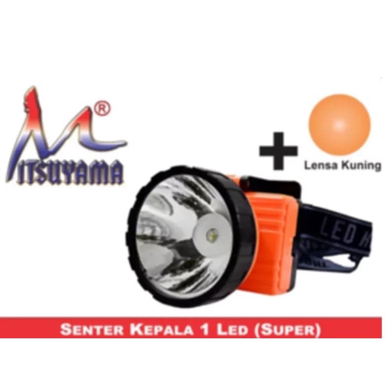 COD SENTER KEPALA MITSUYAMA MS-112 Headlight Senter Kepala Led Mitsuyama Ms-112 Headlamp Ms-112