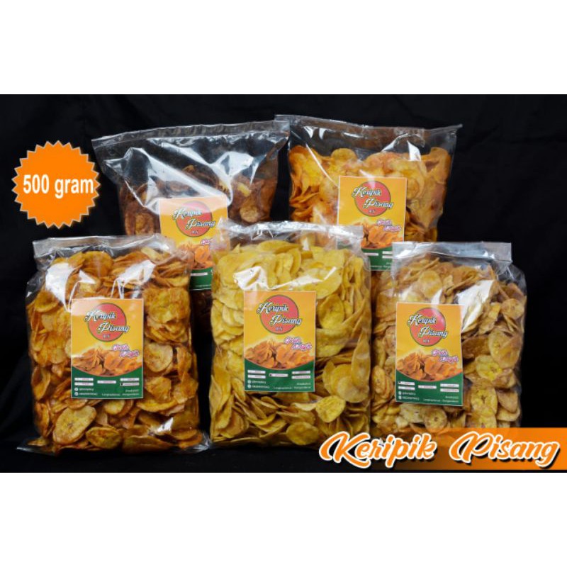 

RY Keripik Pisang Manis 1/2 Kg
