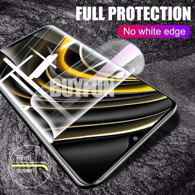 POCO M3 HYDROGEL FRONT &amp; BACK &amp; CAMERA GLASS ANTI GORES FULL BODY