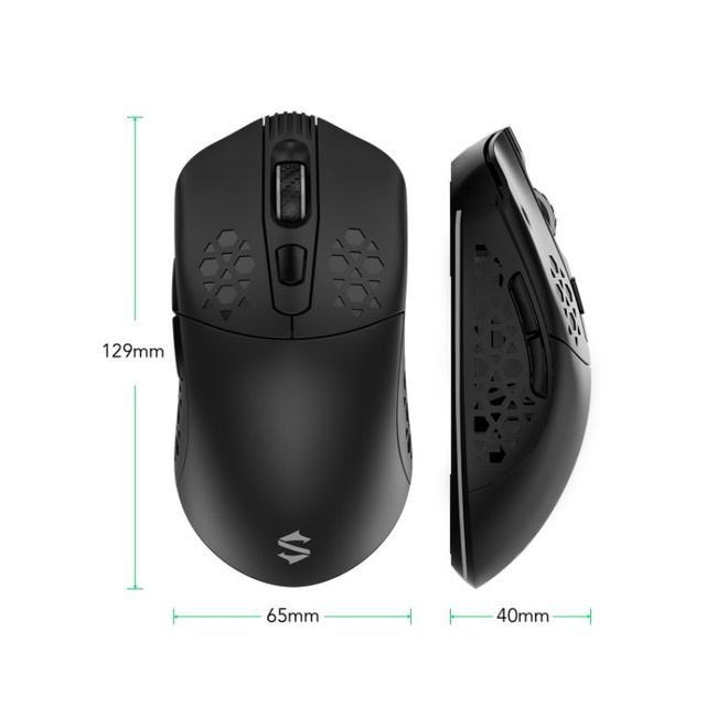 Mouse Gaming Wireless Black shark Mako M1 Dual Mode