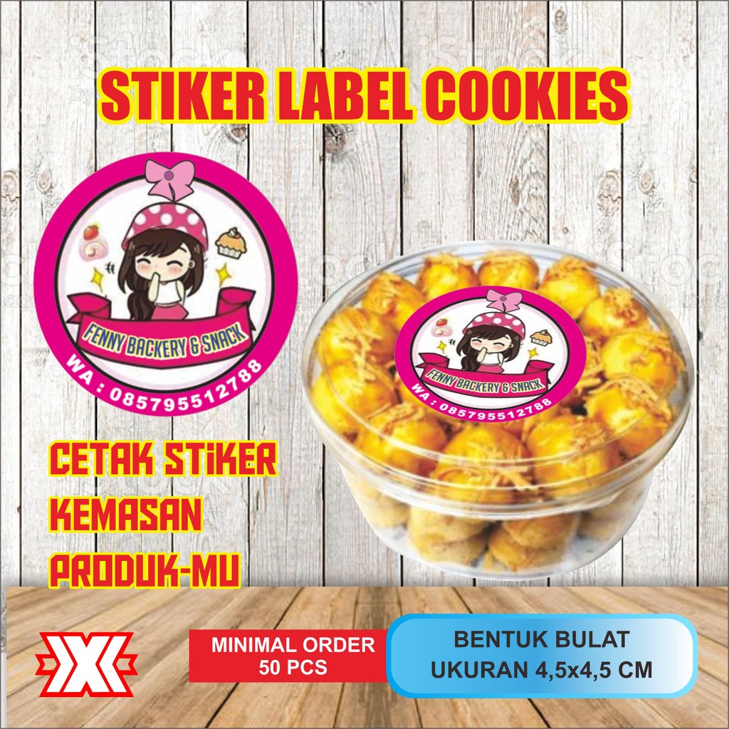 

PROMO, STIKER LABEL MAKANAN BOX MAKANAN