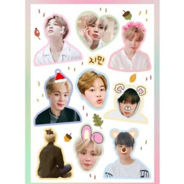 Stiker lucu Bts Estetik ( murah meriah )