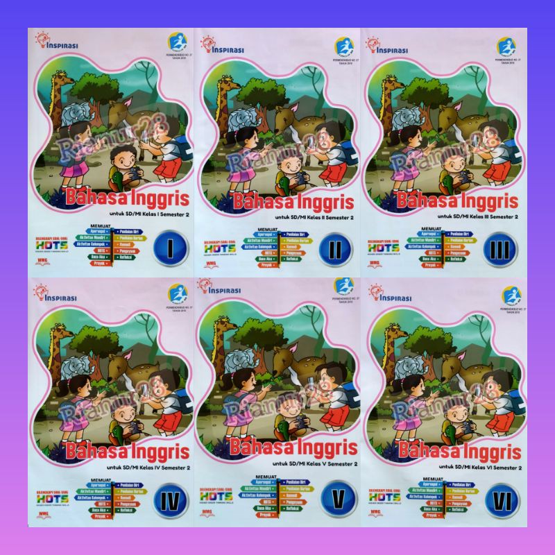 Modul LKS Bahasa Inggris Kelas 1-6 SD/MI  (Inspirasi) Semester 2