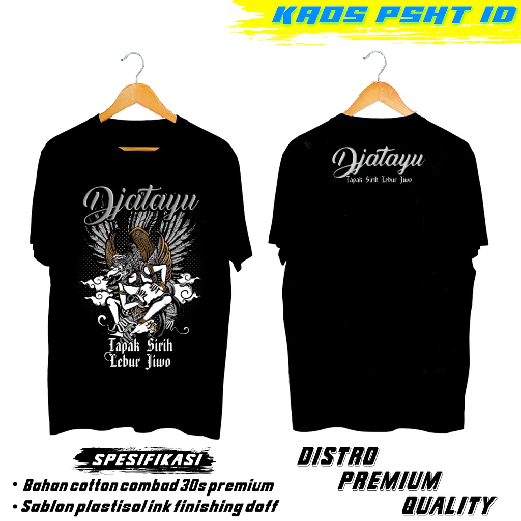 KAOS PSHT DJATAYU TAPAK SIRIH LEBUR JIWO /BISA COD/BAHAN DISTRO KAOS PSHT ID