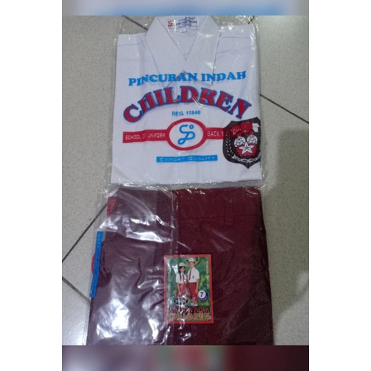 Setelan seragam Sd kelas 1