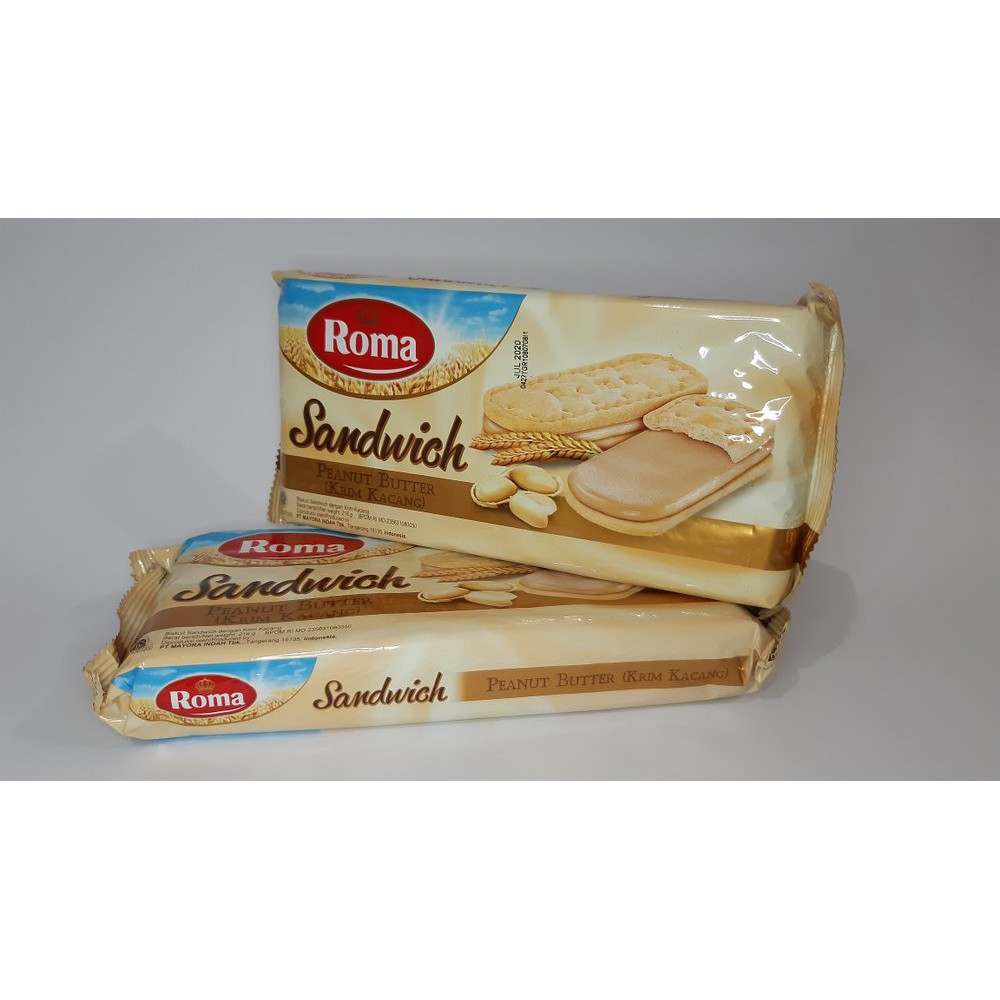 

SATUAN ROMA SANDWICH PEANUT BUTTER KACANG 216GR TERMURAH