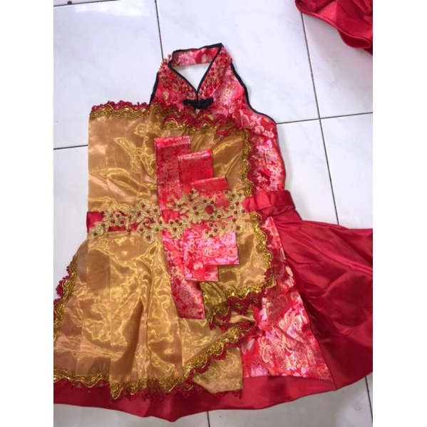Gaun Merah Preloved