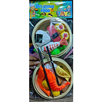 READY (COD) SH1273 mainan anak double dimsum package / mainan delicius food makanan OPBW.TOY