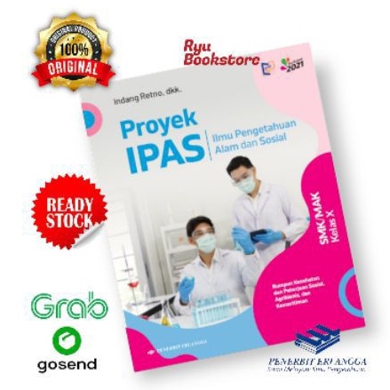 Jual Proyek Ipas Rumpun Kesehatan Kelas Smk Mak Kurikulum Merdeka Erlangga Shopee Indonesia