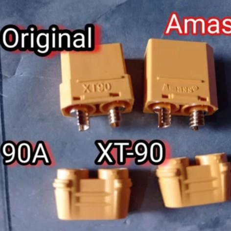 Socket Xt-90 Connector Xt90 Soket Dc Power Konektor