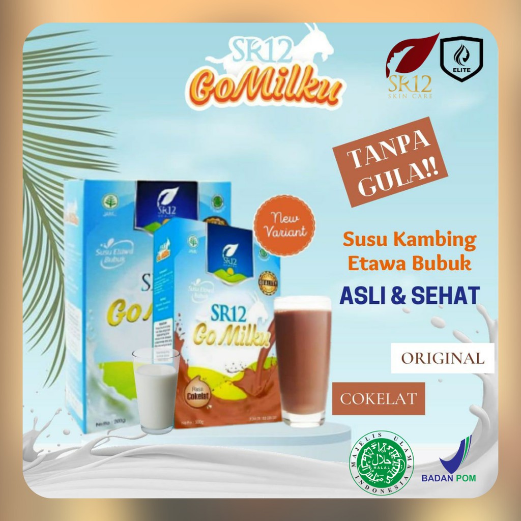

Gomilku SR12 Susu Kambing Etawa Penambah Berat Badan / Penambah Imun / Susu Penambah Nafsu Makan