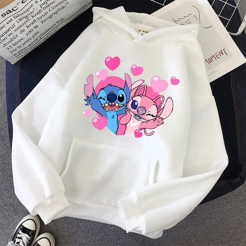 Hoodie Stitch Desney Wanita Oversize Korea Tebal Sweater Oversize Wanita Korean Style Jumbo Ori Jaket Hoodie Wanita Korean Style Anak Hodie Oversize Korean Style Wanita Hoddie Cewek Oversize Korean Style Hoodie Cewek Kekinian Murah Ukuran XL Switer Stitch