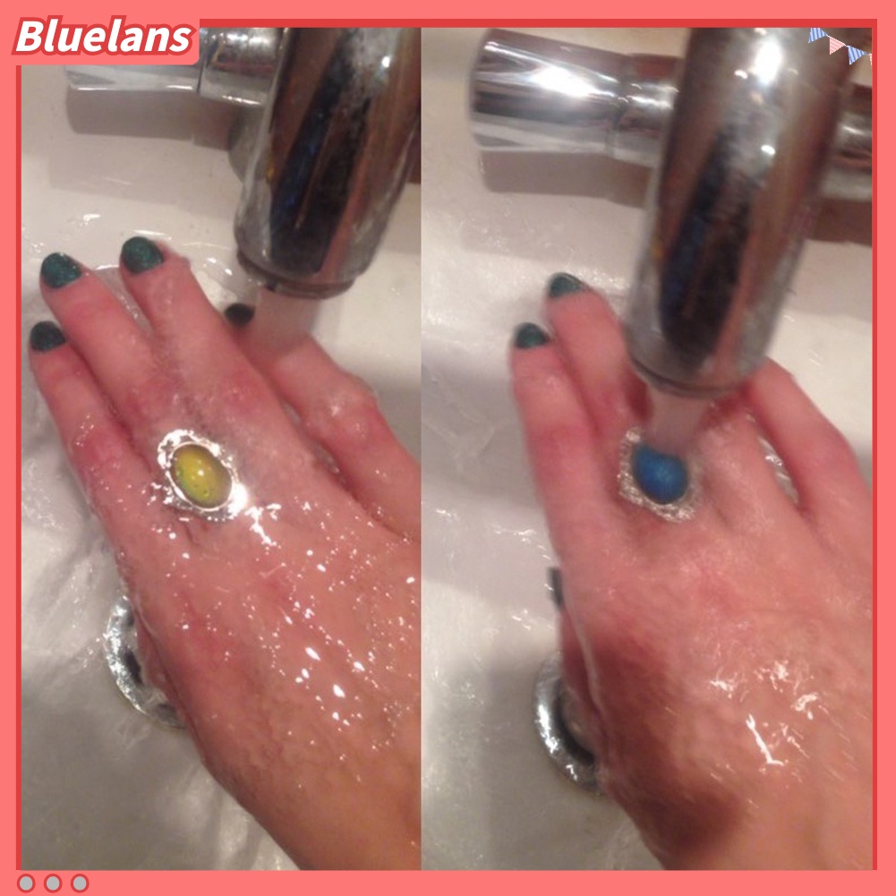 Bluelans Vintage Unisex Mood Changing Color Ring Adjustable Temperature Control Band