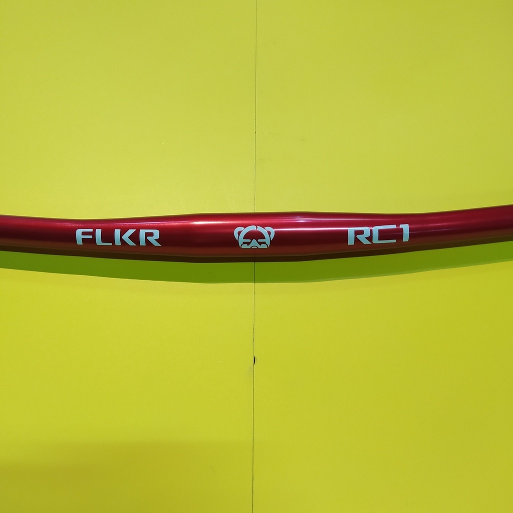 Handlebar Stang Sepeda MTB Folker FLKR RC1 Flat Red not Strummer Tioga Ritchey Renthal