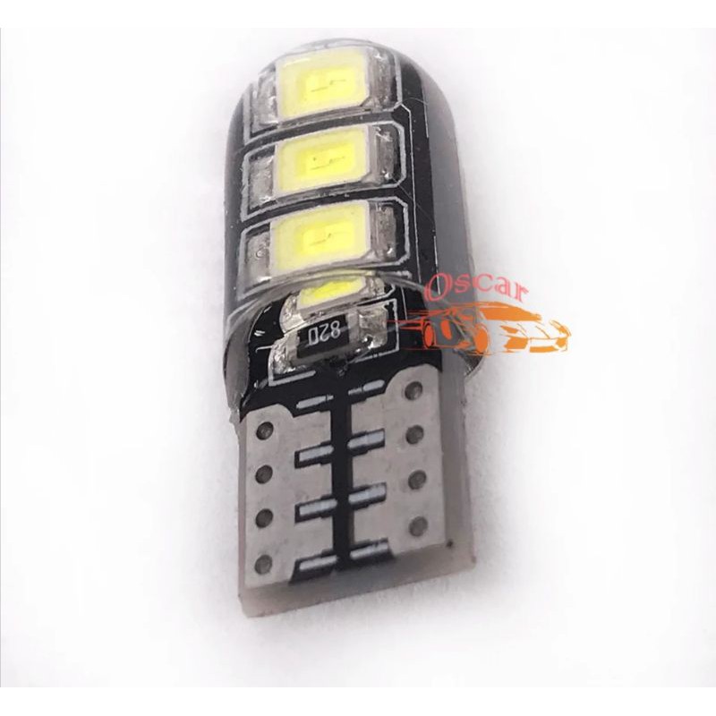 Lampu Led T 10 Crysral Kristal Jelly 6 Mata SMD 5730 Senja Sein Speedometer HIGH QUALITY