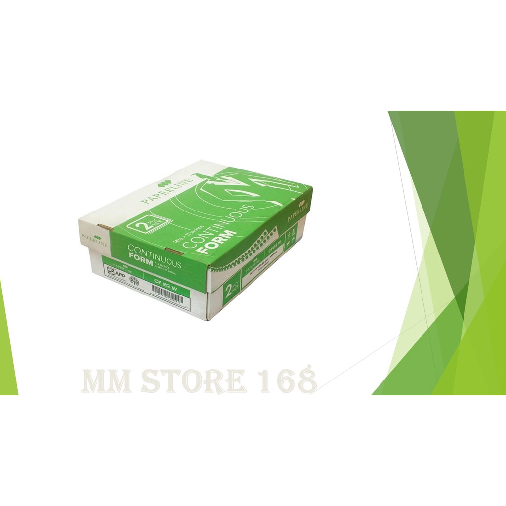 

Continuous Form Ukuran 9,5 Inch x 11/2 Inch, 2 ply PRS (bagi 2) NCR Merk Paperline