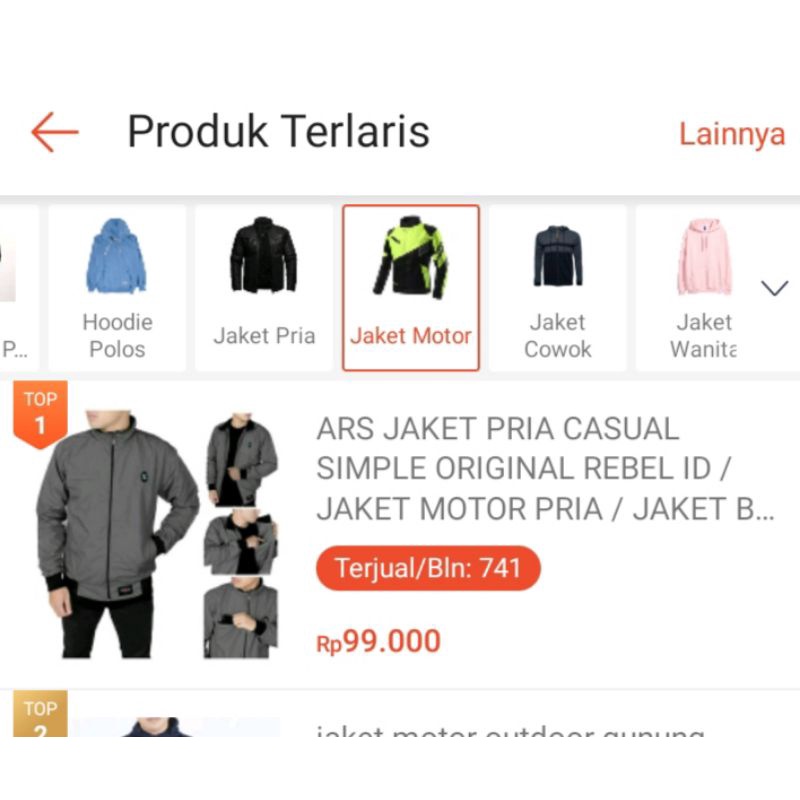 ARS JAKET CASUAL SIMPLE ORIGINAL REBEL ID / JAKET MOTOR PRIA / JAKET BOMBER / JAKET SGM DUA SISI BOLAK BALIK