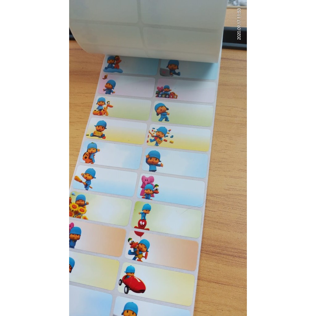 

Name Lebal Roll 20 meter