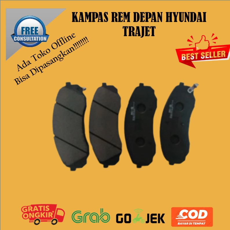 KAMPAS REM DEPAN TRAJET BRAKE PAD DEPAN HYUNDAI TRAJET ASLI IMPORT
