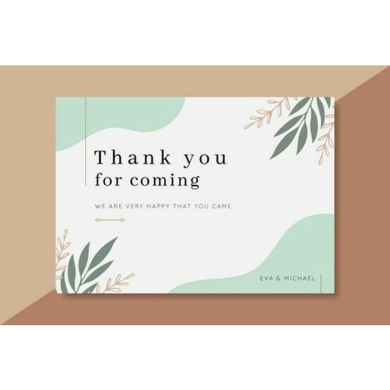 

thank you card olshop