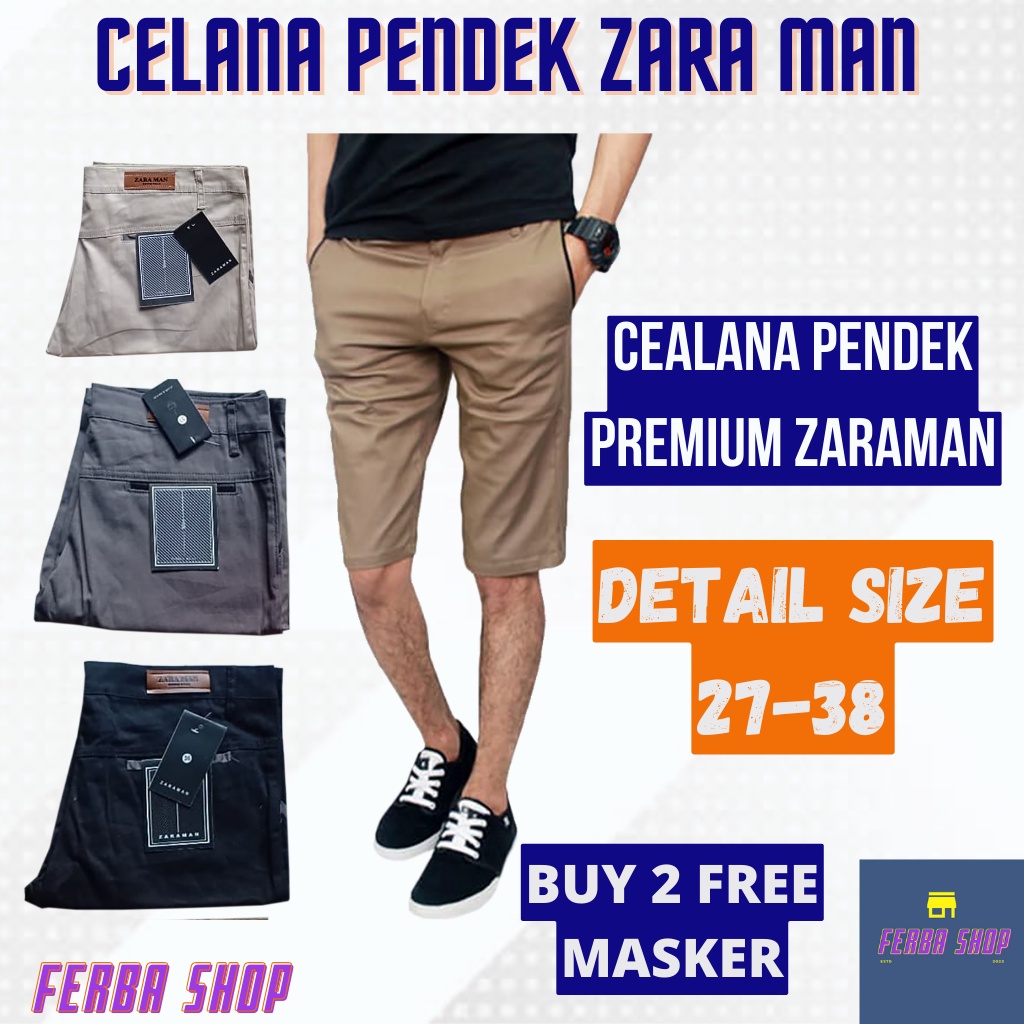 Celana Pendek Pria Chino Cowok Distro Dewasa Premium